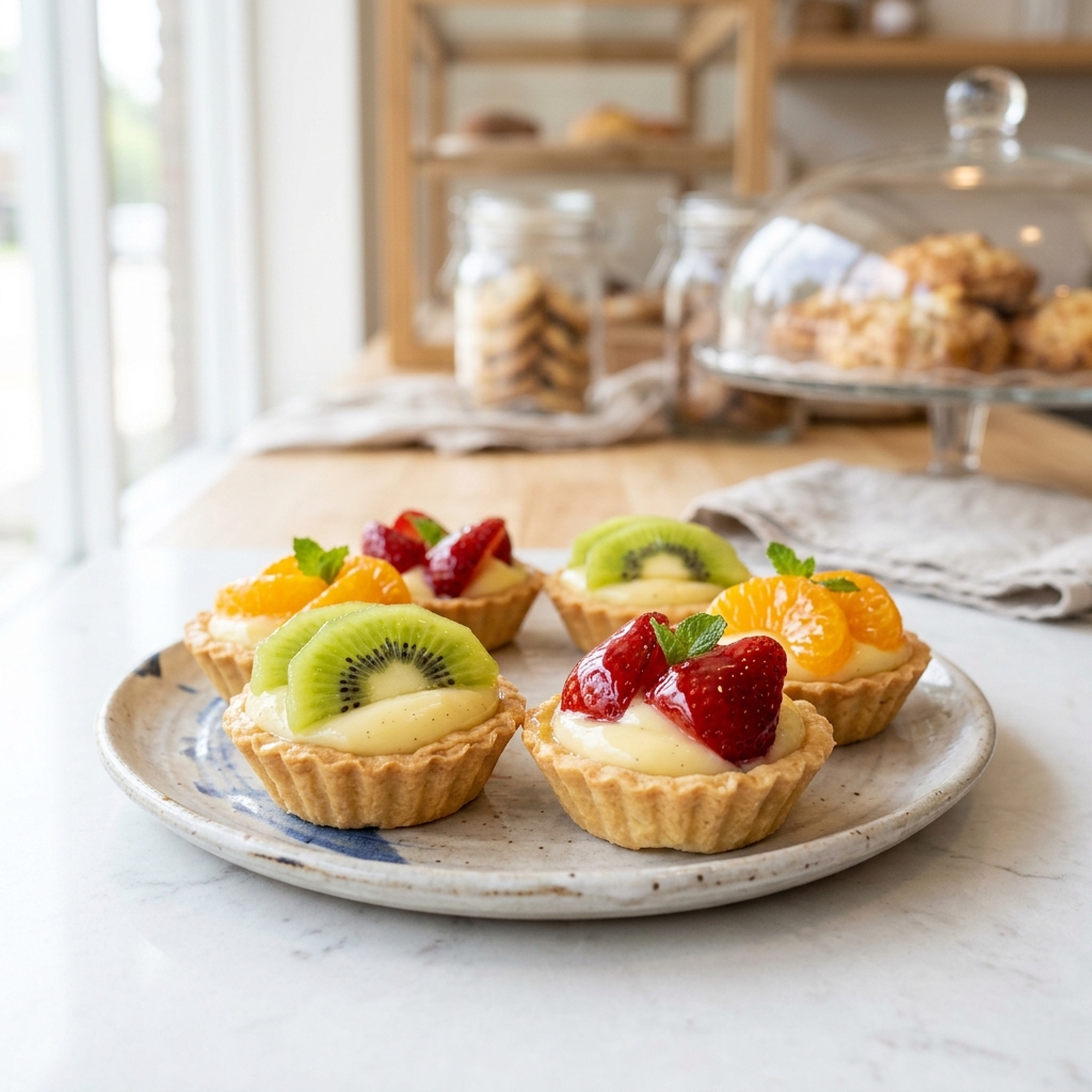 Pie Buah Segar Vla Vanilla